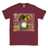 Burgundy mardi gras gnomes mask serape sunflowers Classic Tee - Artiststas
