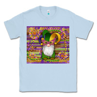 Dusty Blue mardi gras gnomes mask serape sunflowers Classic Tee - Artiststas