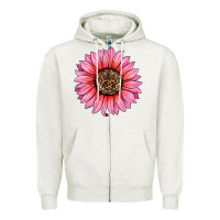 Valentines Day Sunflower Zipper Hoodie | Teevron