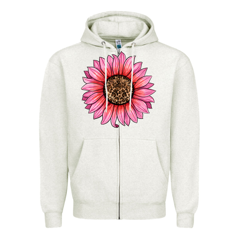 Valentines Day Sunflower Zipper Hoodie by RanaPortraitStore | Teevron