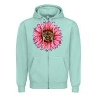 Seafoam valentines day sunflower Zipper Hoodie - RanaPortraitStore