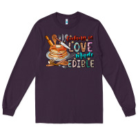 Plum cooking is love made edible Long Sleeve Tee - CowhideDigitalArt