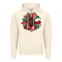 Vintage Artic Christmas sunflower Vintage Hoodie - CowhideDigitalArt