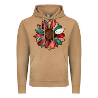 Vintage Camel Christmas sunflower Vintage Hoodie - CowhideDigitalArt