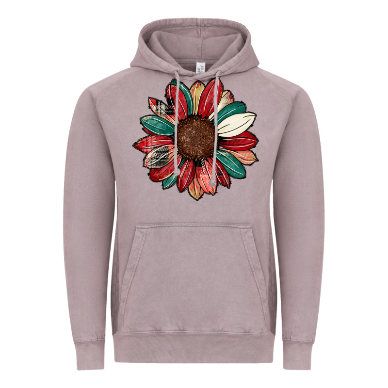 Christmas Sunflower Vintage Hoodie by CowhideDigitalArt | Teevron