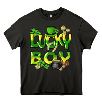 Asphalt Lucky Boy St. Patrick's Day Heavy Core Tee - HowdyJamesFarm