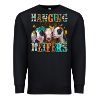 Black hanging with my heifers Premium Sweatshirt - Jasminsmagicworld
