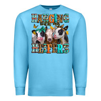 Ocean Blue hanging with my heifers Premium Sweatshirt - Jasminsmagicworld