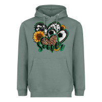 Sage soccer hearts Heavyweight Hoodie - Jasminsmagicworld
