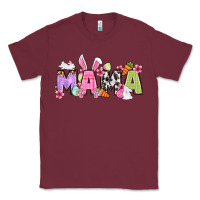 Burgundy Easter mama Classic Tee - OliviaCreatesArt