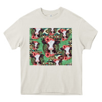 Cream baby cow floral aztec tumbler Heavy Core Tee - Jasminsmagicworld