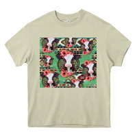 Mossy baby cow floral aztec tumbler Heavy Core Tee - Jasminsmagicworld