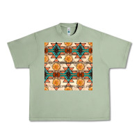 Oil Green native american aztec seamless pattern 1 Urban Heavy Tee - BundleAndBundleShop