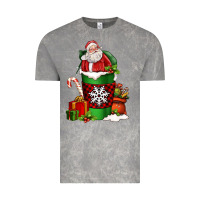 Cloud Rock Christmas Santa Claus Coffee Cup Vintage Tee - FaDigitalArtStudio