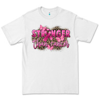 White Stronger than Cancer Premium Tee - FaDigitalArtStudio