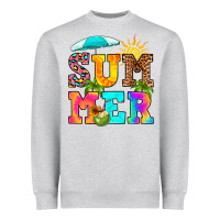 Heather Grey summer Heavyweight Sweatshirt - RanaPortraitStore