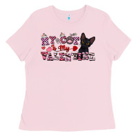 Bubblegum Pink my cat is my valentine Ladies Tee - FaDigitalArtStudio