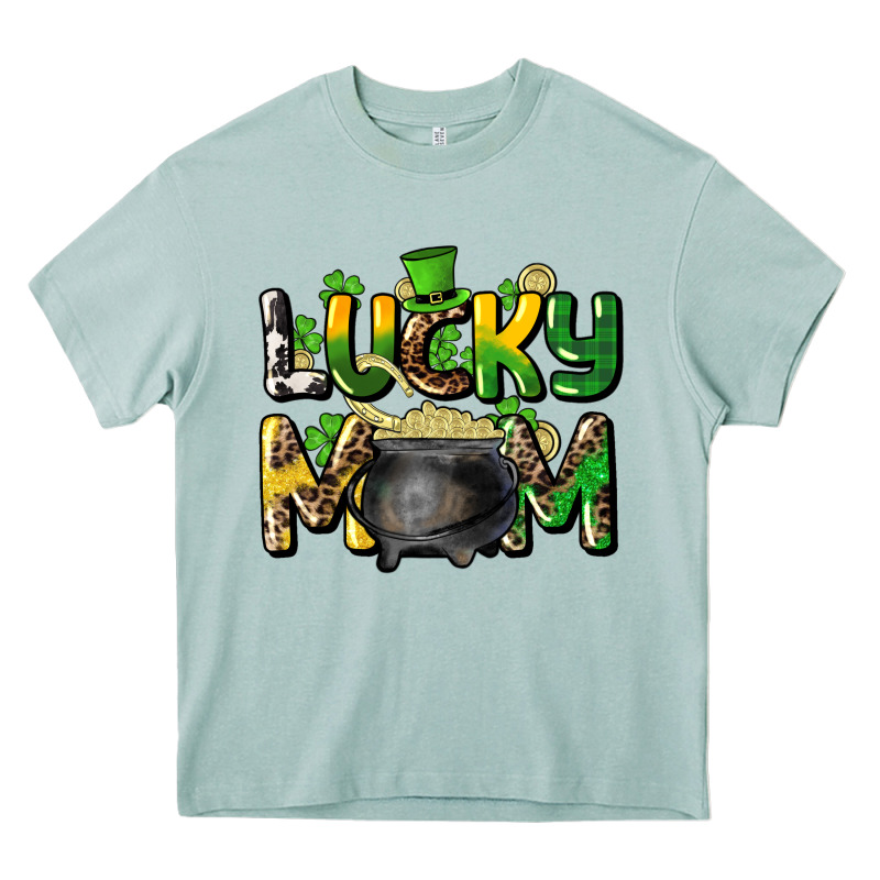 Lucky Mom St. Patrick's Heavy Core Tee by HowdyJamesFarm | Teevron