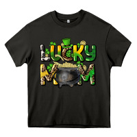 Asphalt lucky mom St. Patrick's Heavy Core Tee - HowdyJamesFarm