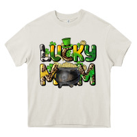 Cream lucky mom St. Patrick's Heavy Core Tee - HowdyJamesFarm
