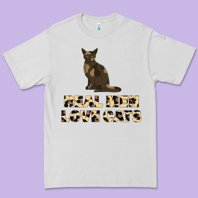 Real Men Love Cats Premium Tee Designed By Bettercallsaul