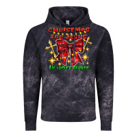 Cloud Black festive christmas message with crosses Vintage Hoodie - CowhideDigitalArt