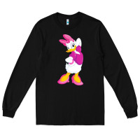 Black daisy duck Long Sleeve Tee - baoMotion