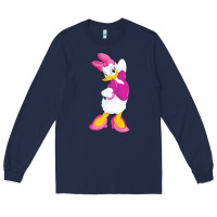 Navy daisy duck Long Sleeve Tee - baoMotion