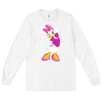 White daisy duck Long Sleeve Tee - baoMotion