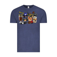 Vintage Denim Police Coffee Cups Vintage Tee - FaDigitalArtStudio