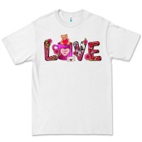 White Love Coffee Mug Valentines Day Premium Tee - FaDigitalArtStudio