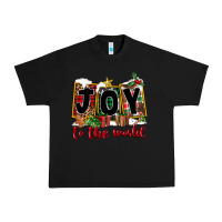 Black Joy To The World Urban Heavy Tee - FaDigitalArtStudio