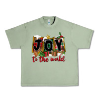 Oil Green Joy To The World Urban Heavy Tee - FaDigitalArtStudio