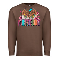 Chestnut Periodt afro woman nail art Premium Sweatshirt - RanaPortraitStore