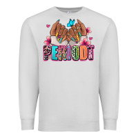 Dove Grey Periodt afro woman nail art Premium Sweatshirt - RanaPortraitStore