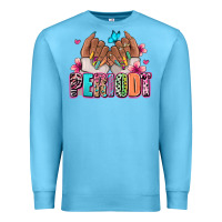 Periodt Afro Woman Nail Art Premium Sweatshirt | Teevron