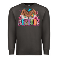 Smoke Periodt afro woman nail art Premium Sweatshirt - RanaPortraitStore