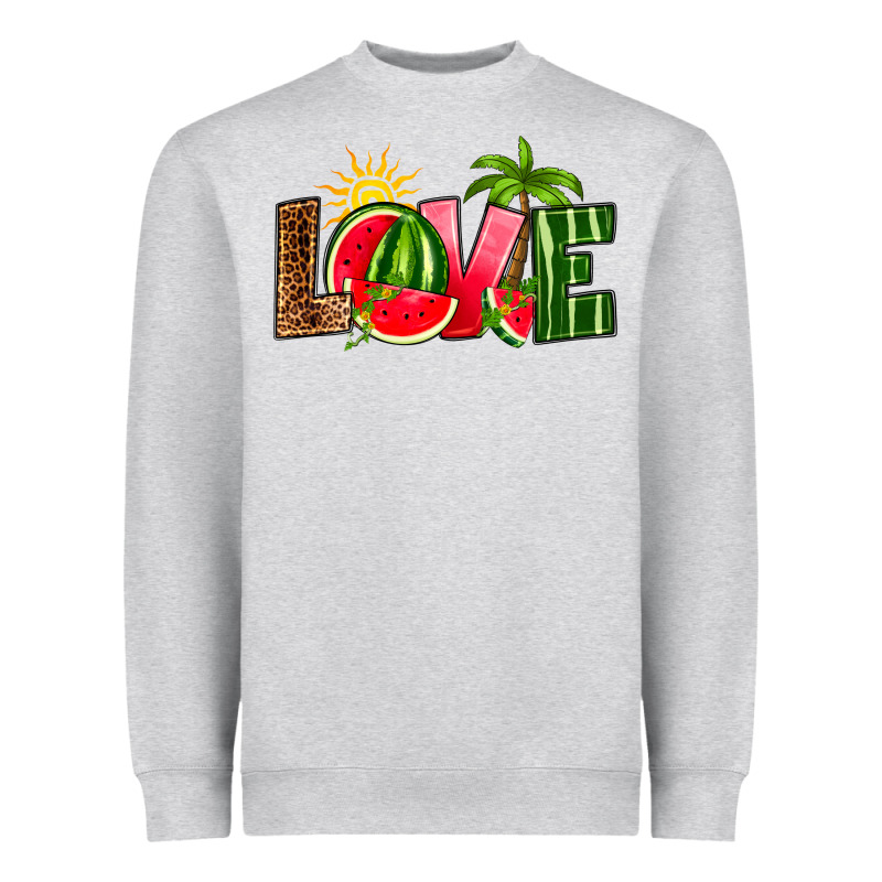 Love Watermelon Heavyweight Sweatshirt by RanaPortraitStore | Teevron