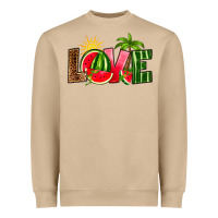 Mushroom love watermelon Heavyweight Sweatshirt - RanaPortraitStore