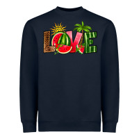 Navy love watermelon Heavyweight Sweatshirt - RanaPortraitStore