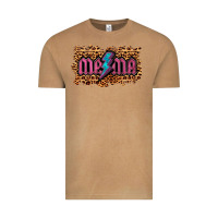 Vintage Camel Leopard Mama Lightning Vintage Tee - RanaPortraitStore
