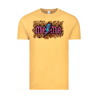 Vintage Mustard Leopard Mama Lightning Vintage Tee - RanaPortraitStore
