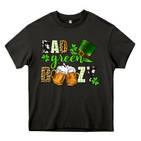 Asphalt Bad green boozy St. Patrick's Day Heavy Core Tee - CowGirlArtShop