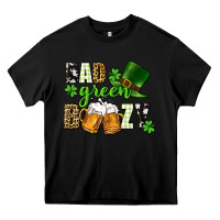 Black Bad green boozy St. Patrick's Day Heavy Core Tee - CowGirlArtShop