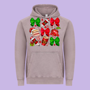 Christmas Teacher Vintage Hoodie Designed By Cowhidedigitalart