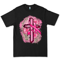 Black breast cancer cross Premium Tee - FaDigitalArtStudio