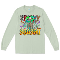 Matcha Spooky Season Long Sleeve Tee - CowhideDigitalArt