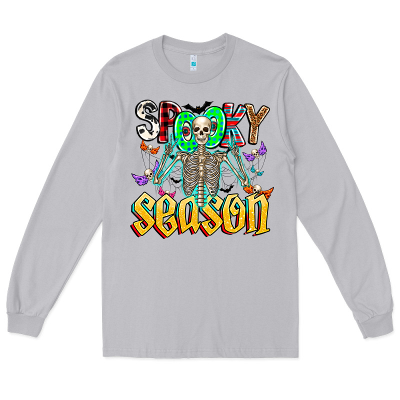 Spooky Season Long Sleeve Tee by CowhideDigitalArt | Teevron
