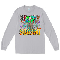 Moon Dust Spooky Season Long Sleeve Tee - CowhideDigitalArt