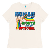 Bone Human Rights Are Not Optional Ladies Tee - BundleAndBundleShop